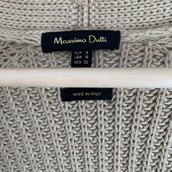 Massimo dutti knit belted cardigan - Picture 6 of 7